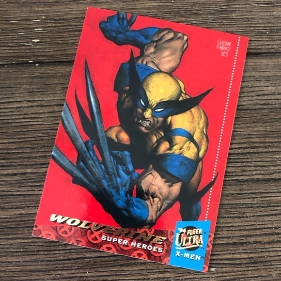 X-men ’94 Fleer Ultra trading card: Wolverine (Super Heros) #6 - Picture 1 of 2